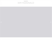 Tablet Screenshot of kimmcdonald.com